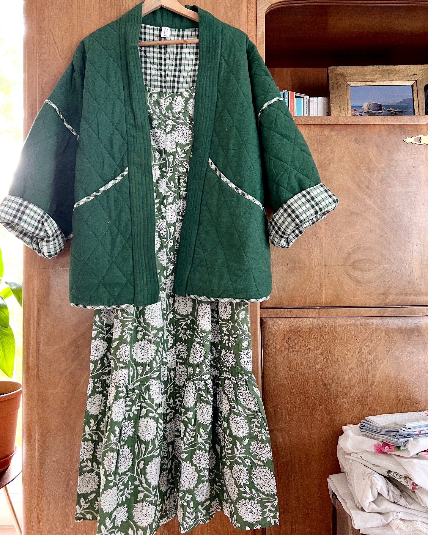 Veste matelassée et tissée à la main Ava