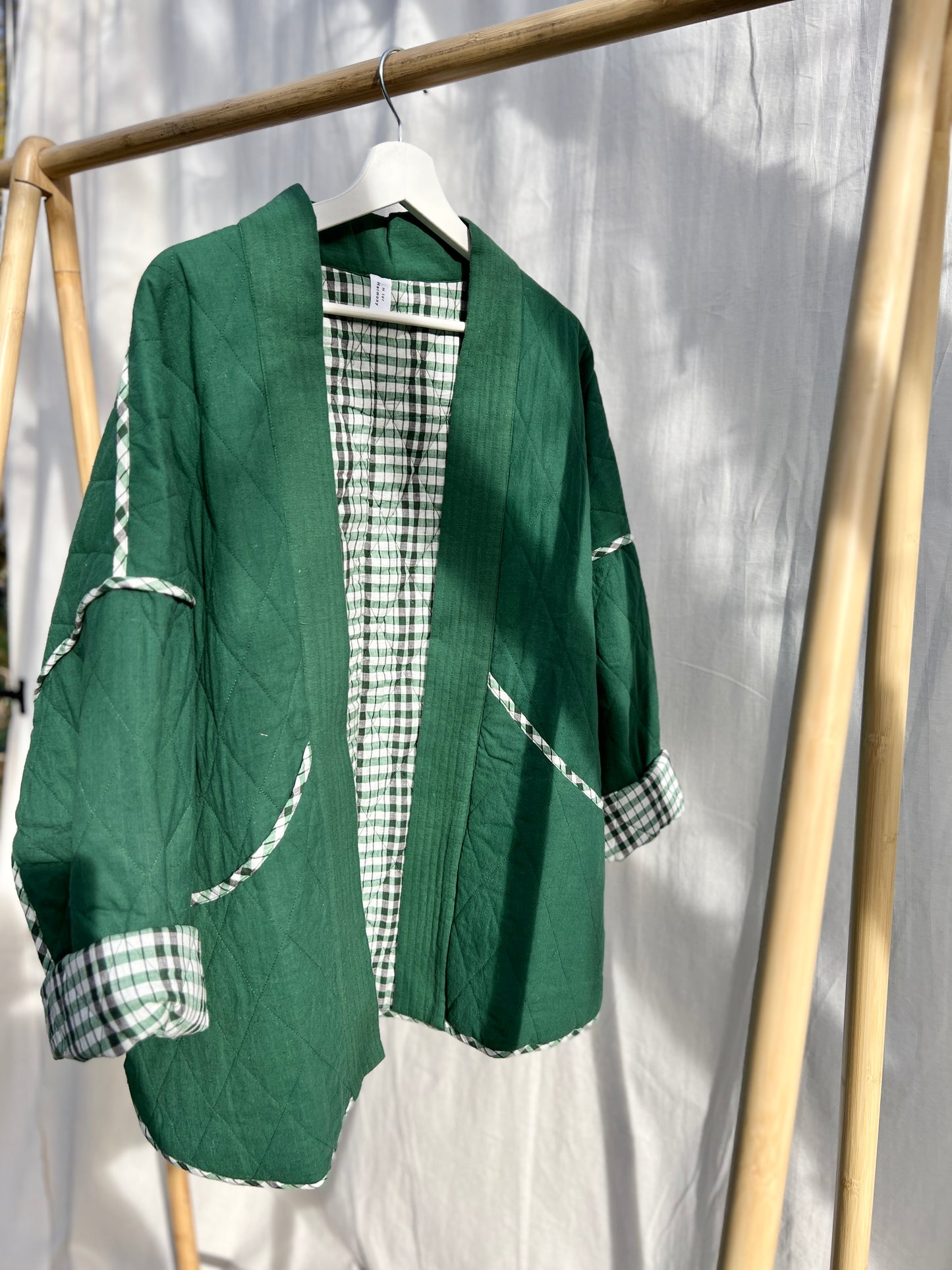 Veste matelassée et tissée à la main Ava