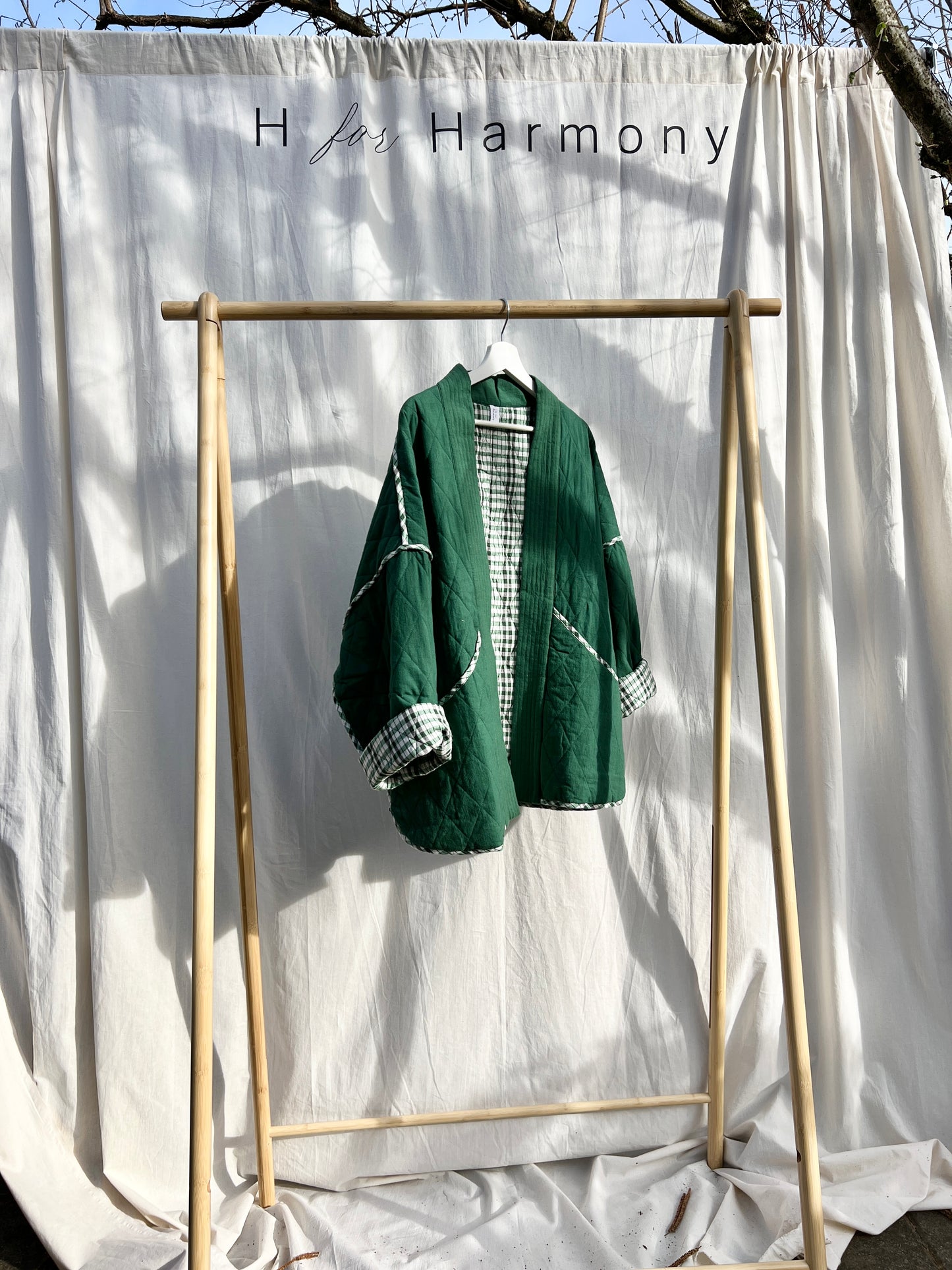 Veste matelassée et tissée à la main Ava
