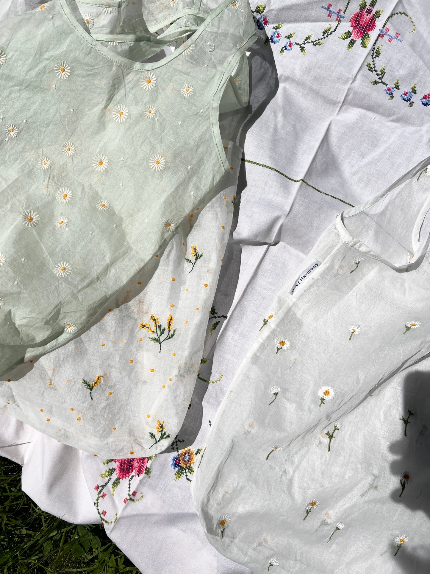 Embroidered Tote Bag