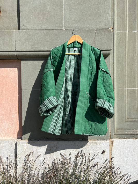 Veste matelassée et tissée à la main Ava