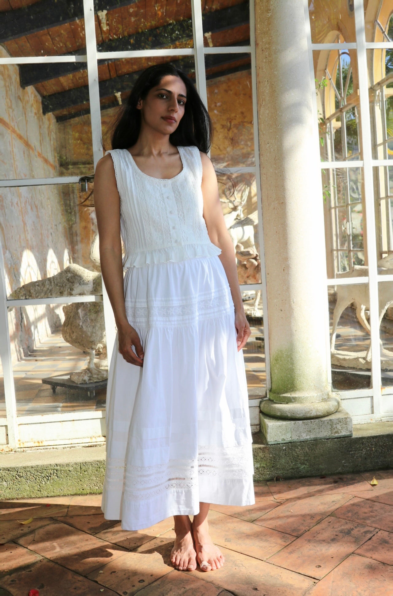 Elie midi skirt
