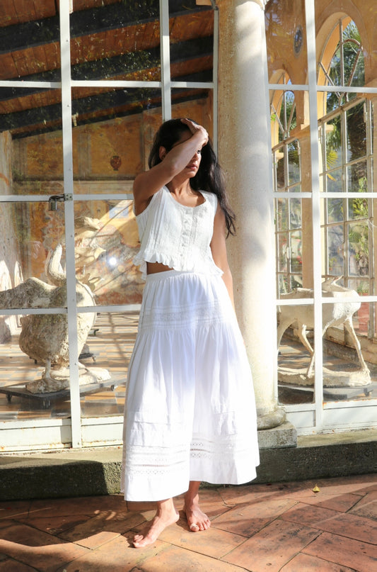 Elie midi skirt
