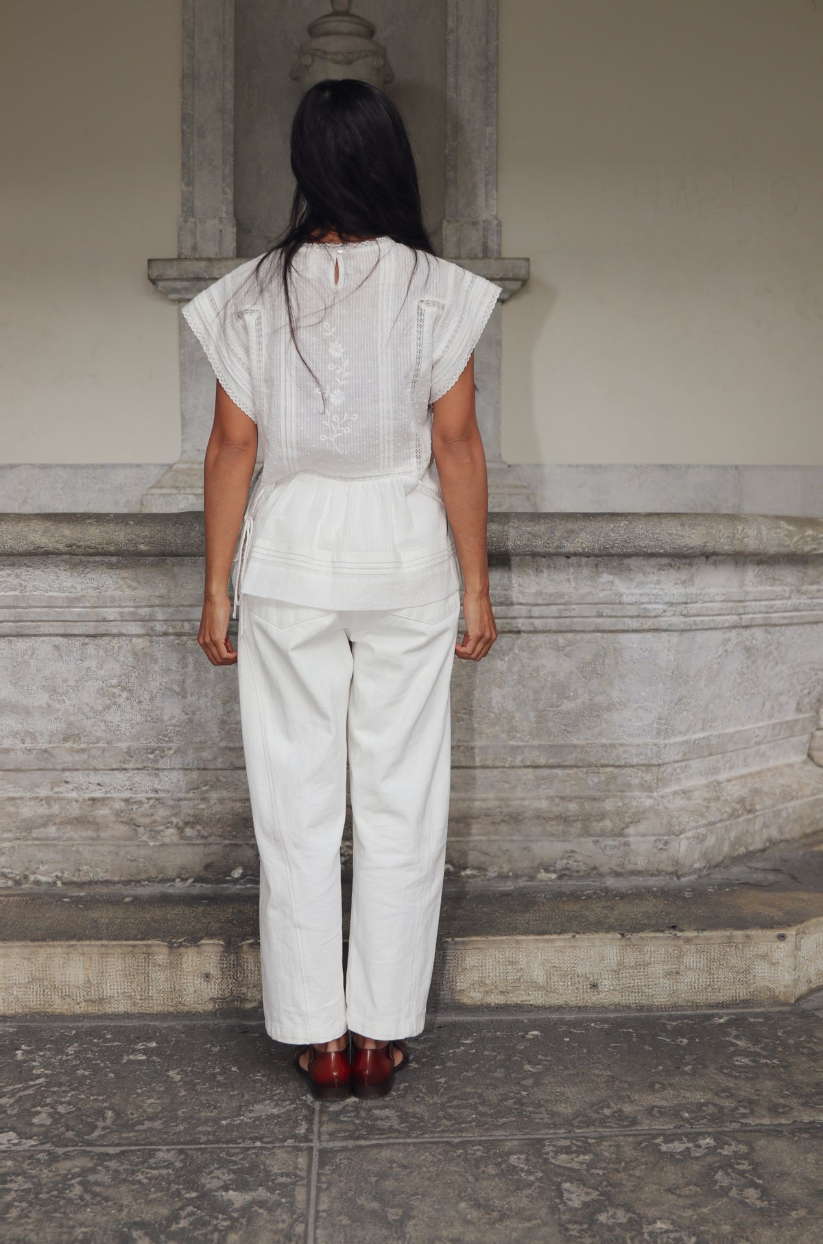 Sandy trousers - Cream