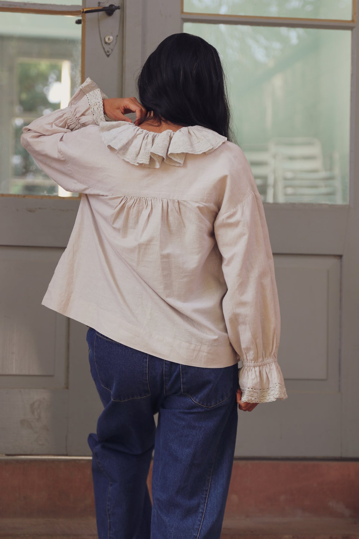 Hemd Livia - Stein