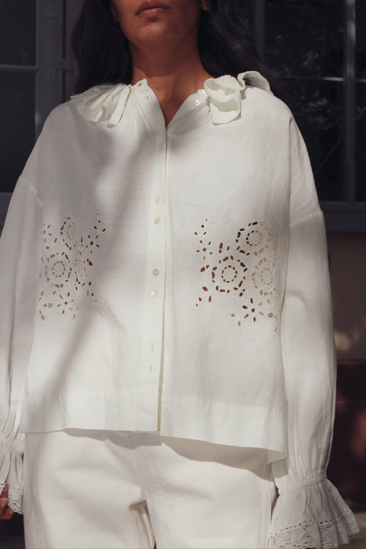 Hemd Livia - Creme