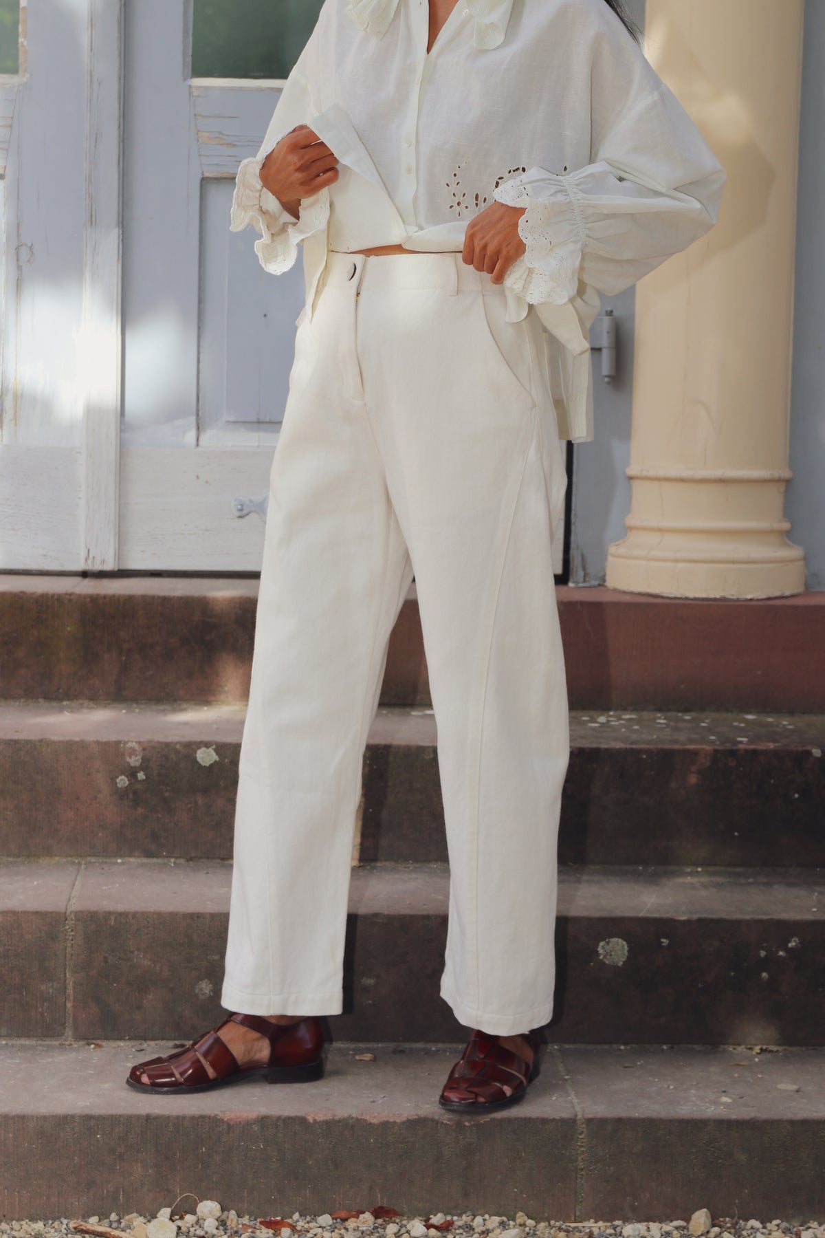 Sandy trousers - Cream