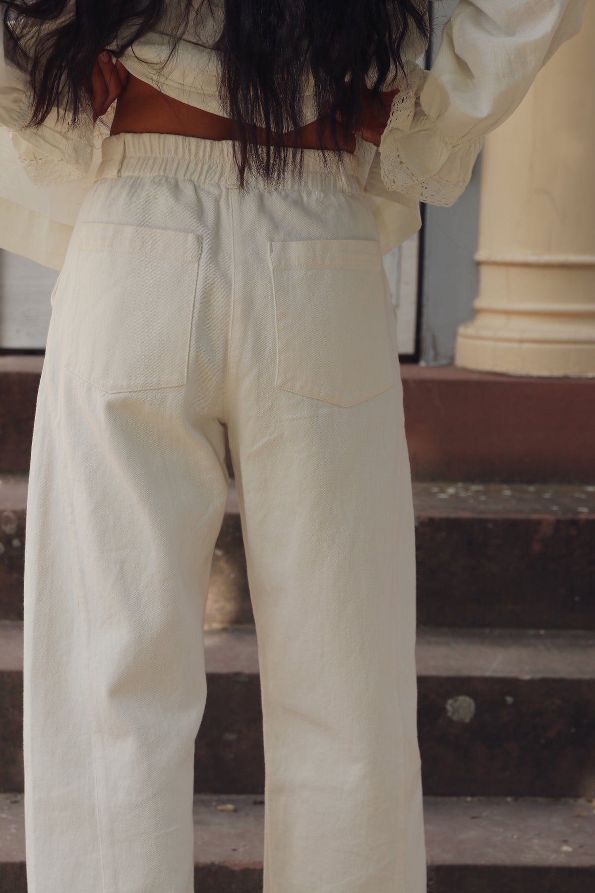 Sandy trousers - Cream