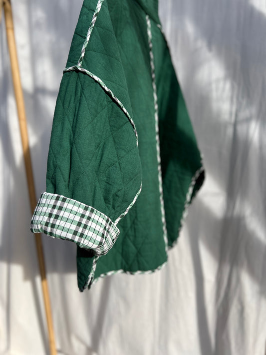 Veste matelassée et tissée à la main Ava