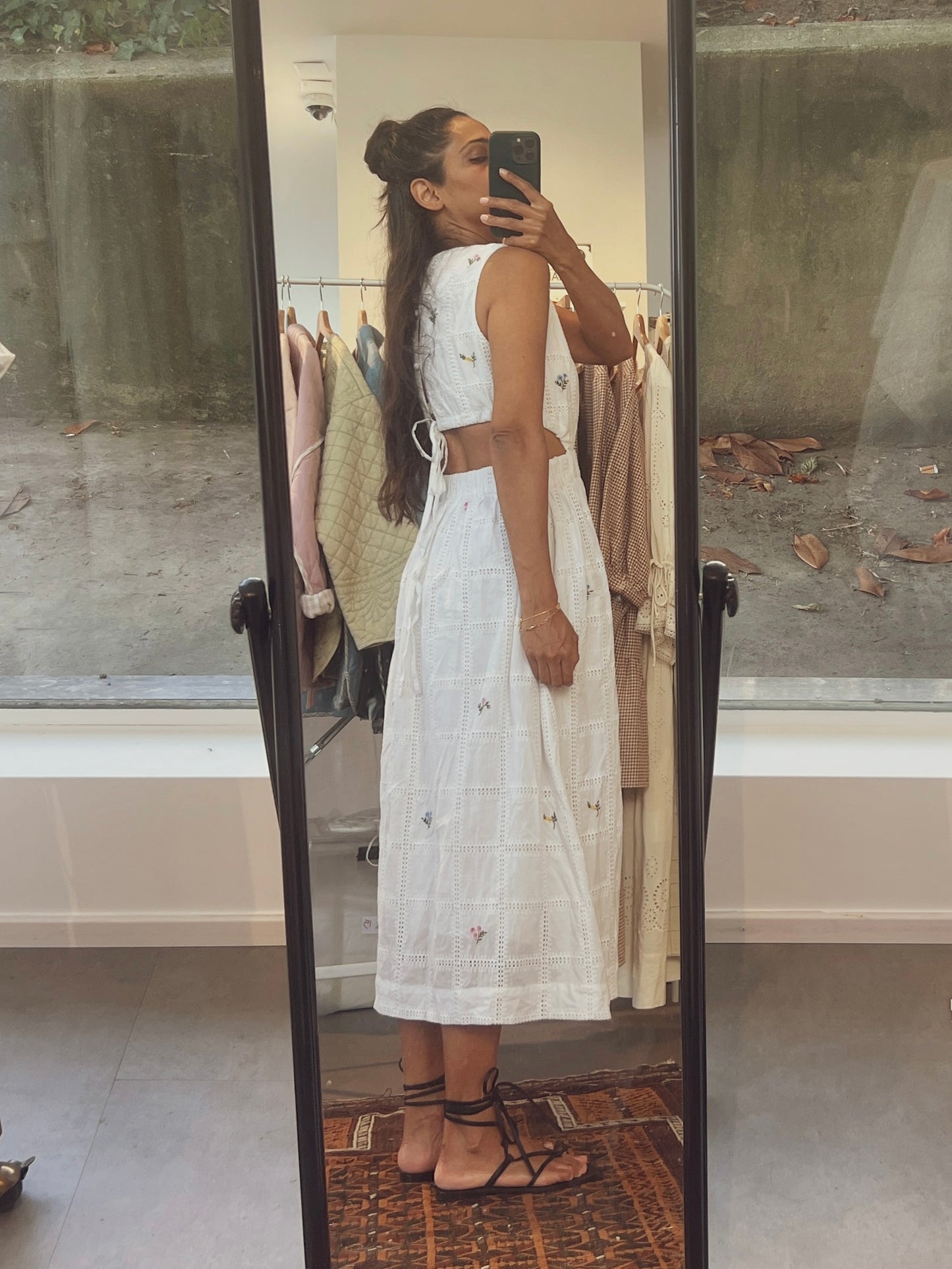Nuria dress - open back version