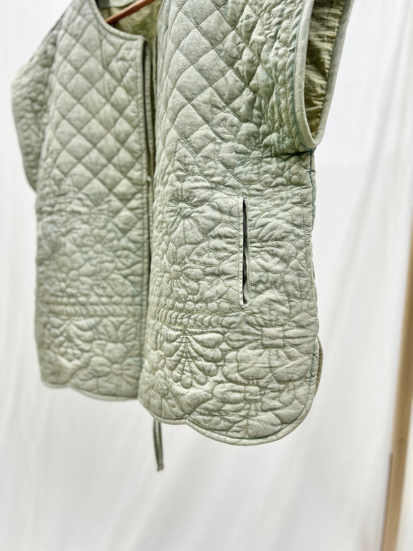 Evie washed tencel vest