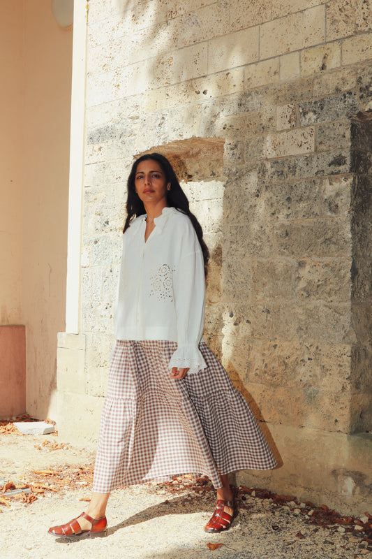Camisa Livia - Crema