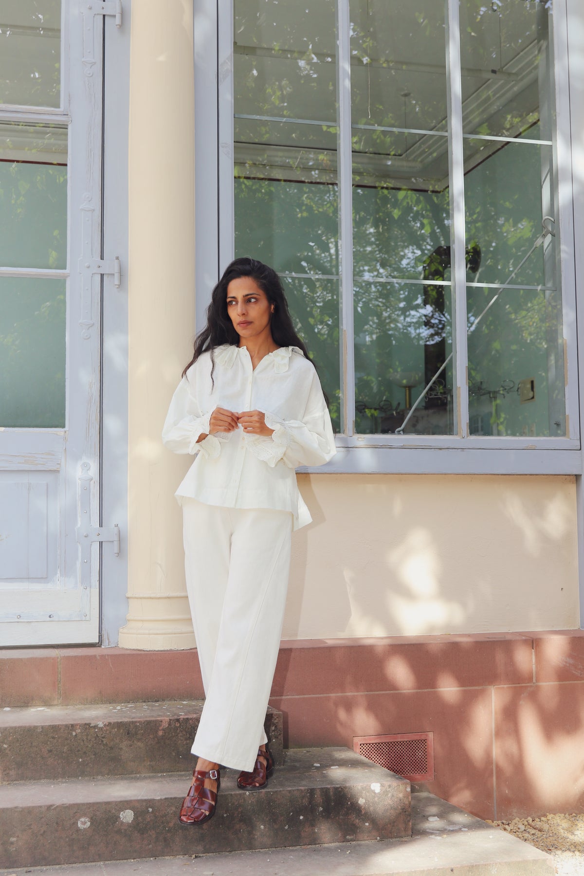 Sandy trousers - Cream