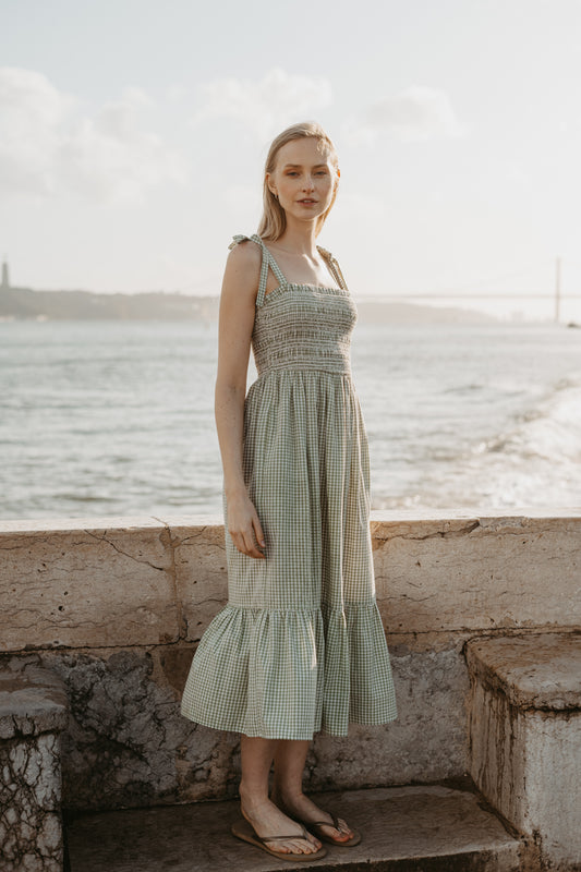 Julianne dress - Sage